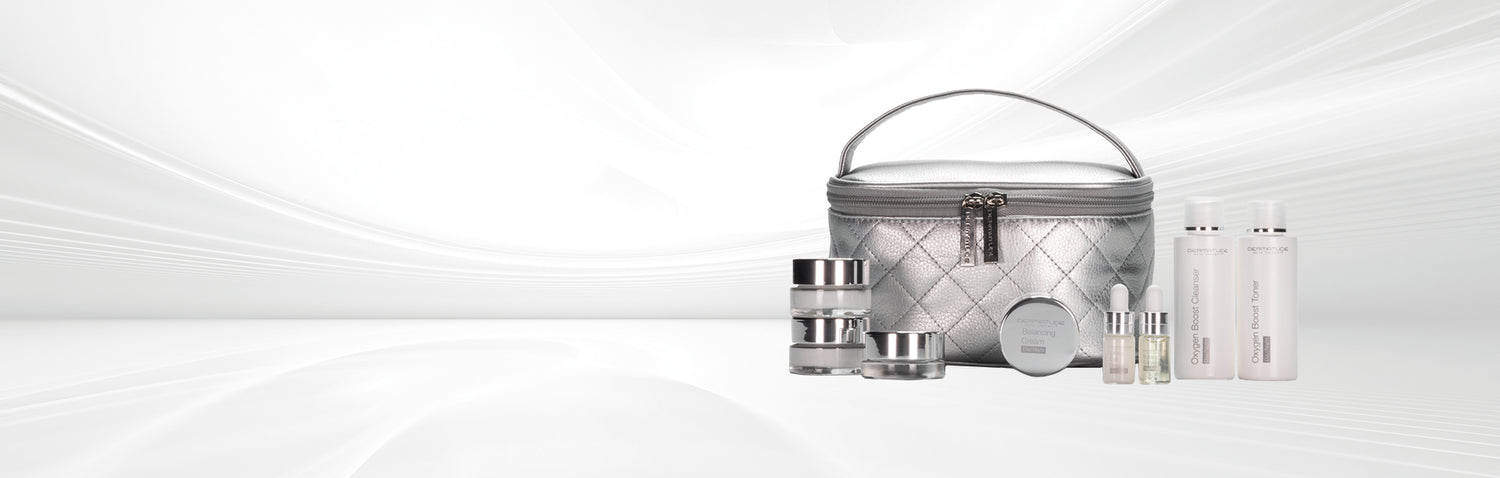 Dermatude travel set - huidverzorgingsroutine in beauty case